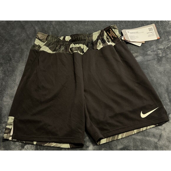 Medium Nike Training 6.0 Camo Dri-Fit Knitted Shorts DQ4810-220 - Picture 1 of 9